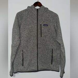 Men’s Patagonia Better Sweater Heathered Gray Full Zip Fleece